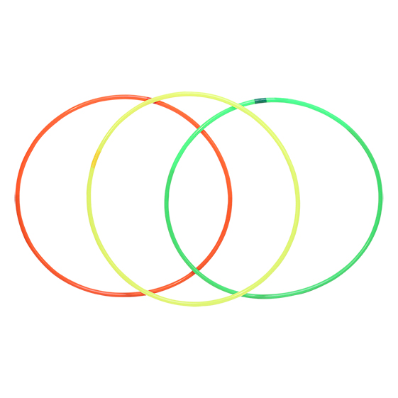 Juego de 3 Aros Slalom Grandes