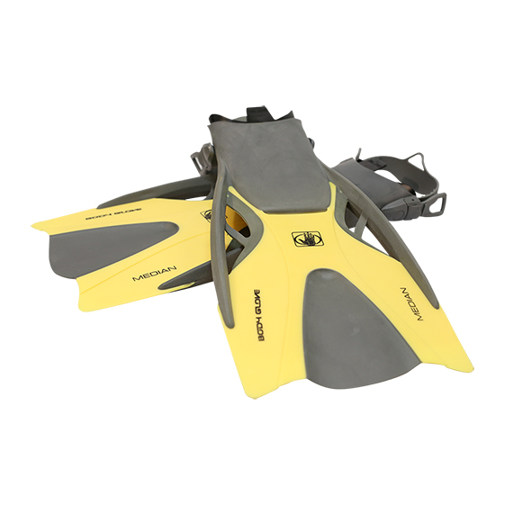 Par de Aletas Body Talla 43/46 Amarillo -Uso No Colectivo-