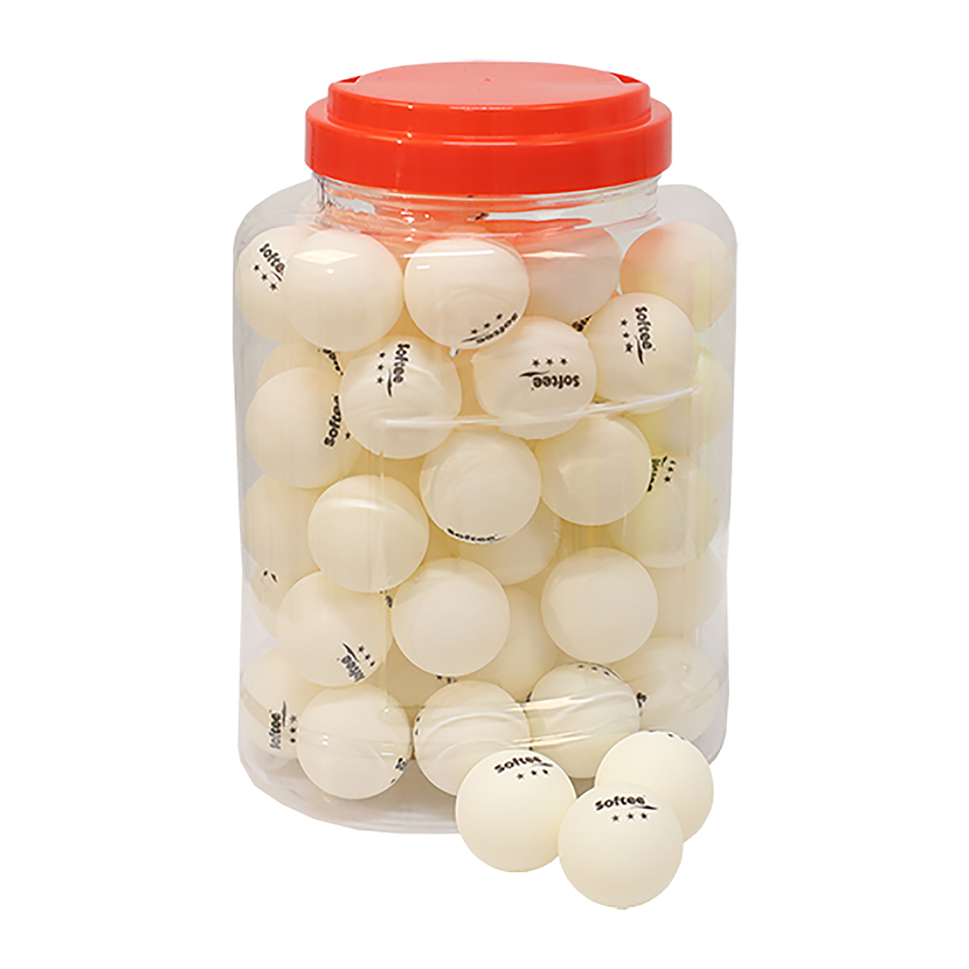 Tarro 60 Pelotas Tenis de Mesa Softee 40Mm