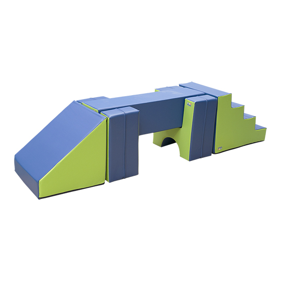 Set Figuras Nº4 (Escalera, 2 Asientos, Rectángulo y Rampa)