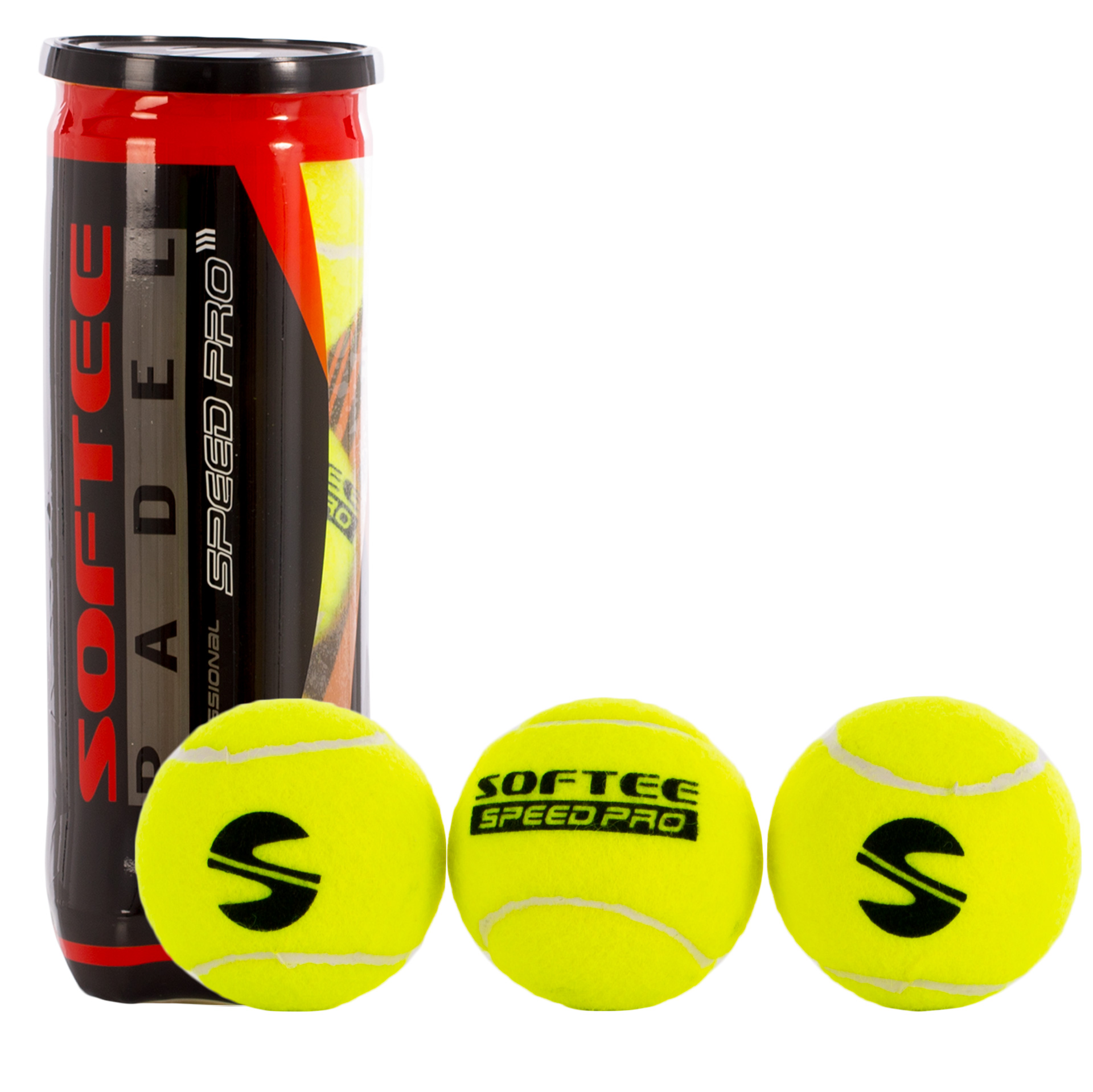 Bote 3 Pelotas Pádel Softee Speed Pro