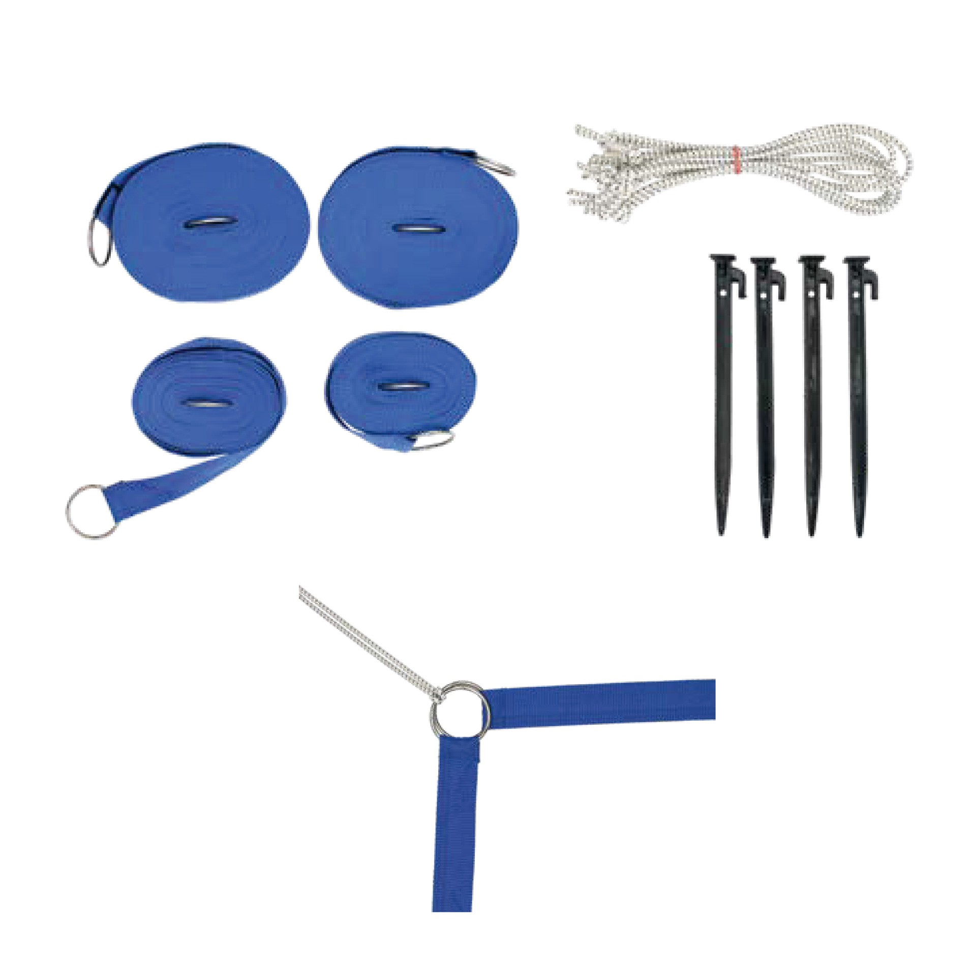 Set de Líneas Delimitadoras Voley Playa con Picas y Tirantes