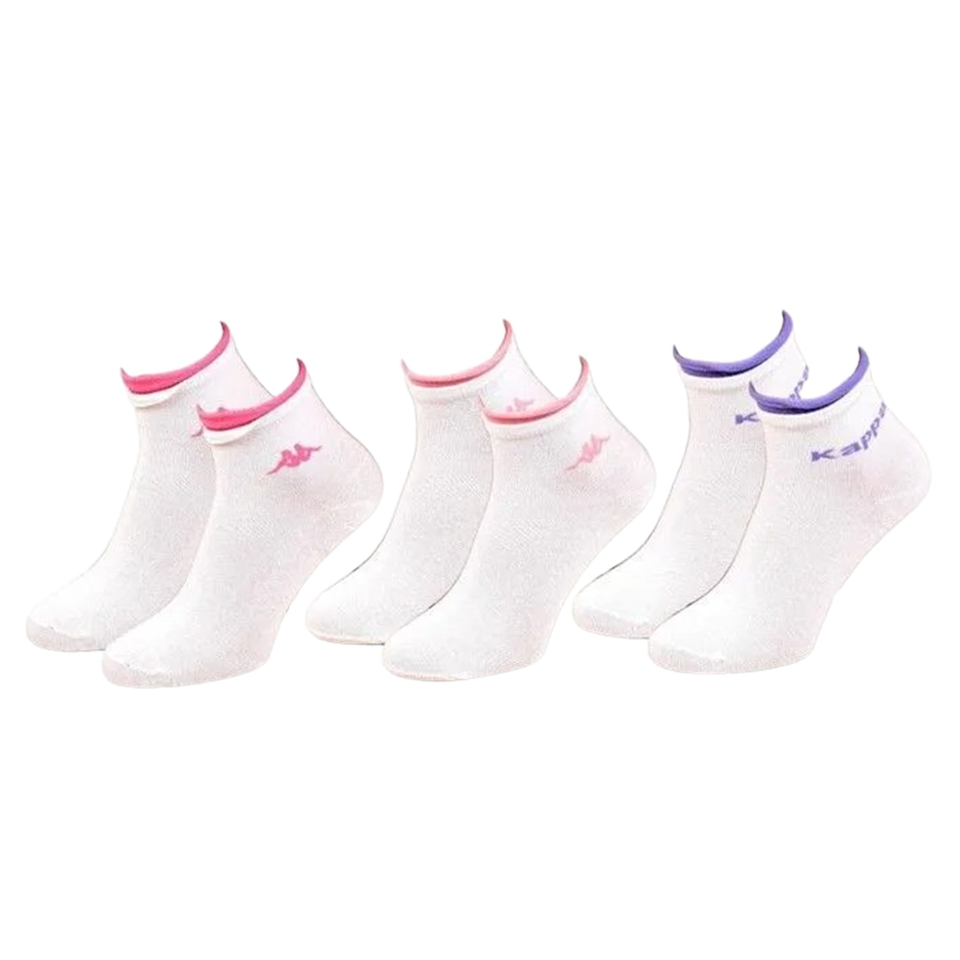 Caja de 40 Tripacks de Calcetines Niños 2/3 Kappa Bord Roule 83510609