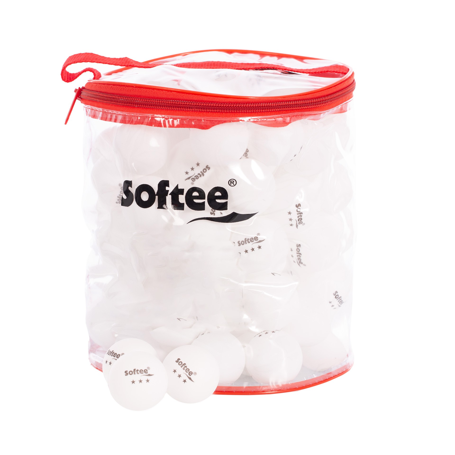 Bolsa 100 Pelotas Pp Tenis de Mesa Softee